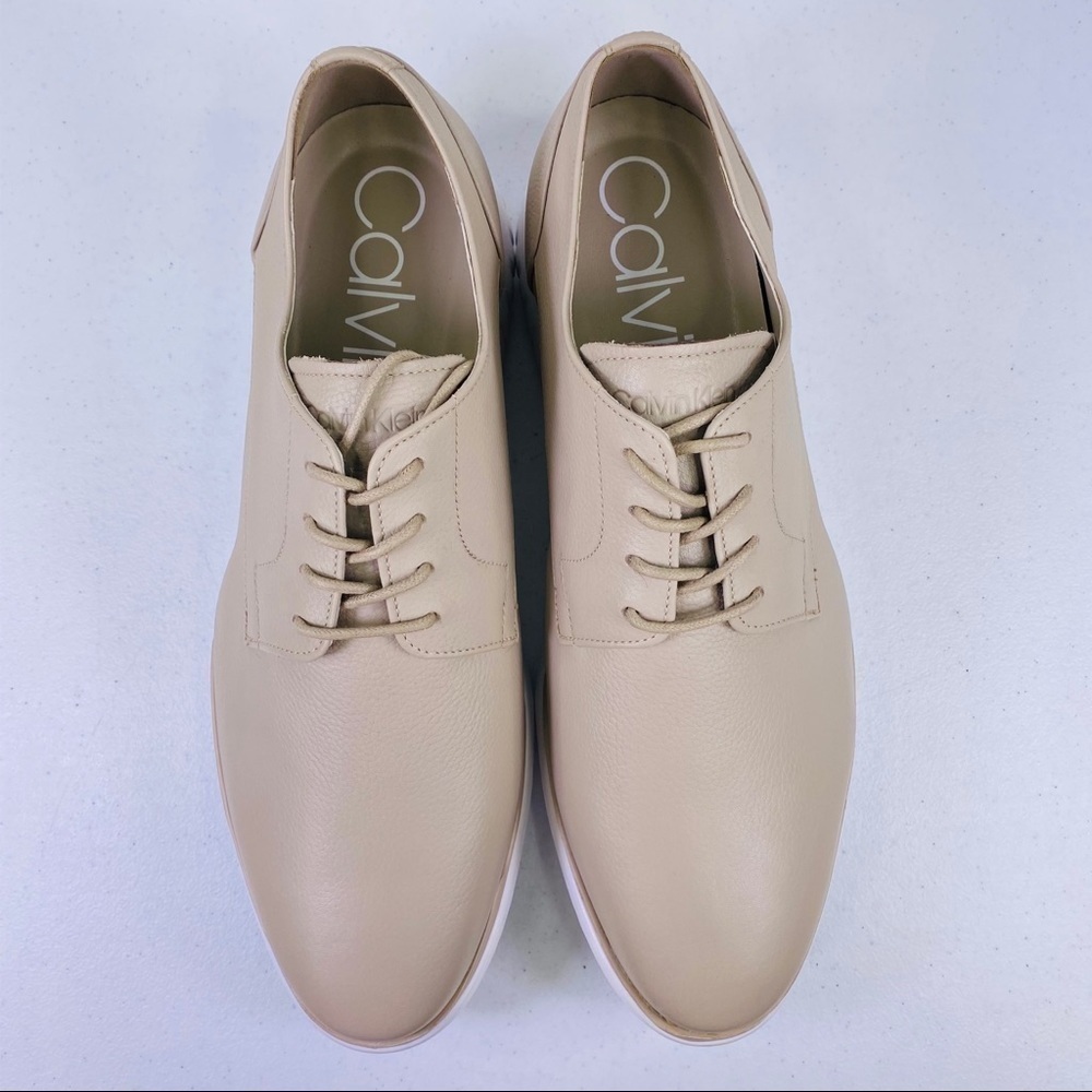CALVIN Klein Teodor Soft Tumbled Leather Sneakers - Picture 7 of 12